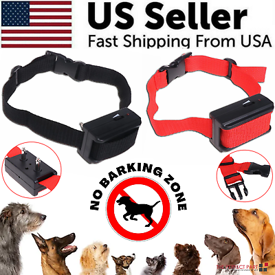 #ad Automatic Anti Bark Barking Dog Shock Control COLLAR Device Small Medium Large $8.99