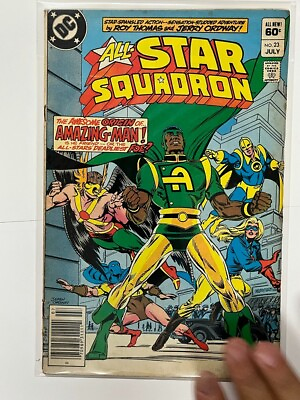 #ad DC Comics All Star Squadron #23 1983 Key 1st Appearance Amazing Man amp; Origin C $20.00