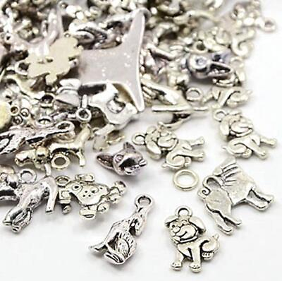 Dog Charms Pendants 30g Tibetan Antique Silver Mixed shape Jewellery Making C155 GBP 3.29