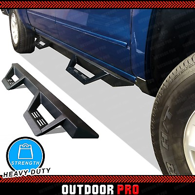 #ad 2005 2023 Fit Toyota Tacoma Crew Cab Triangle Nerf Bar Running Boards Side Steps $149.99