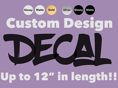 #ad Custom Premium Oracal 751 Decal Sticker Hi Temp Custom Color FAST SHIP $21.00