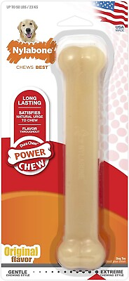 #ad Nylabone Power Chew Flavored Durable Chew Toy for Dogs Original Flavor Large $12.99