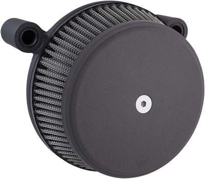 #ad AN Big Sucker Air Filter Kit w Cover Smooth Black Harley Dyna Low Rider S 16 17 $229.95