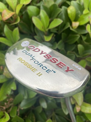 #ad ⭐️Beautiful Refinished⭐️Odyssey Dual Force Rossie 2 Putter Mallet⭐️RH 34”⭐️Steel $139.95