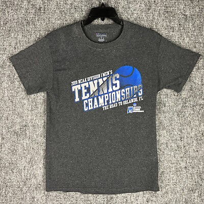 #ad College Tennis Shirt Mens Medium Champion Championship 2019 Short sleeve NCAA $23.88