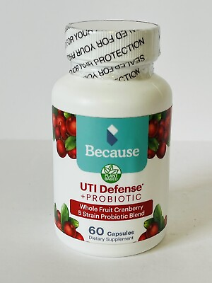 #ad Because Probiotic Support Supports Digestive System 60 Caps Mfg 04 23 $32.90