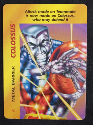 1995 Marvel Overpower Card Game Colossus Metal Barrier A $1.40