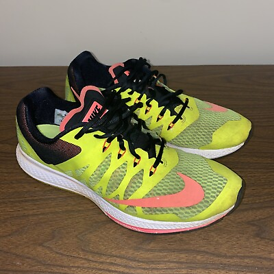 #ad Nike Mens Zoom Elite 7 Volt Hyper Punch Running Training Shoe 654443 700 Size 11 $21.99
