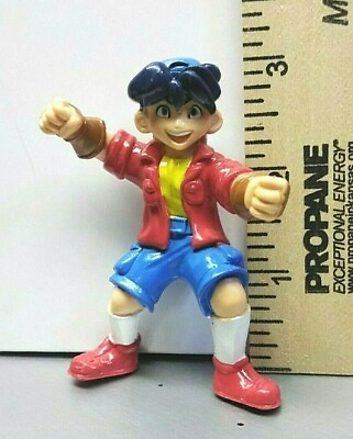 #ad Rare Burger King Beyblade Spin Champ Tyson Granger figure Blue Shorts Red Shoes $8.15
