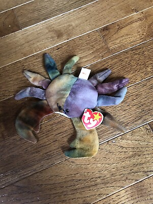 #ad claude beanie baby 1996 rare With PVC Pellets $500.00