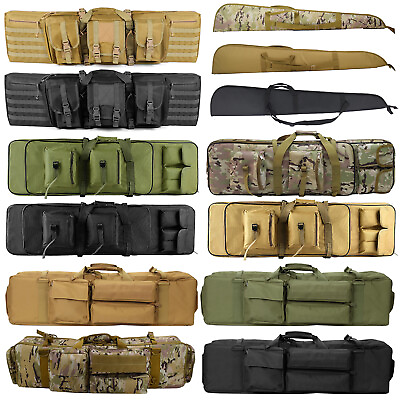 #ad Tactical Rifle Bag Gun Padded Soft Case Hunting Storage Backpack 37quot; 39quot; 47quot; 52quot; $18.58