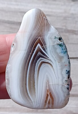 #ad Botswana Agate Polished Front And Back 20g Crystal Display Focal Stone Wire Wrap $7.00