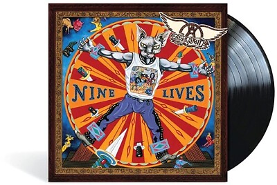 #ad Aerosmith Nine Lives New Vinyl LP $41.20