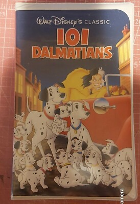 #ad 101 dalmatians vhs black diamond Edition Rare Find $100.00