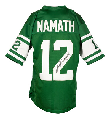 #ad Joe Namath New York Signed Green Football Jersey JSA $299.99