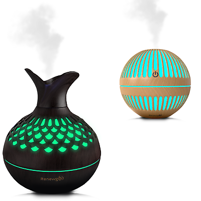 #ad Aroma Diffuser for Essential Oils Ultrasonic Aromatherapy Flower Oil Diffuser $17.95