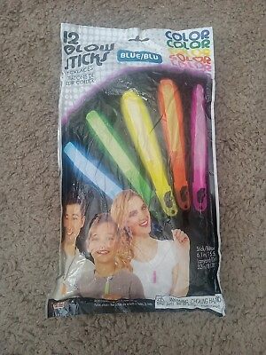 #ad Glow Sticks Necklaces 6in 12ct Blue.1 Pack $18.50