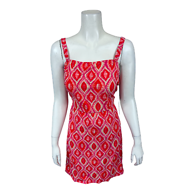 #ad AmberNoon II by Dr. Erum Ilyas UPF 50 Swim Dress with Wrap Skirt Pink 16 Size $17.50
