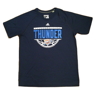 #ad Oklahoma City Thunder Adidas XL Blue Tee Shirt $4.99