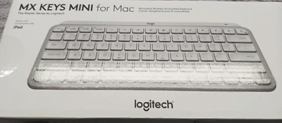 #ad Logitech MX Keys Mini for Mac Wireless Keyboard Pale Gray New Sealed $70.99