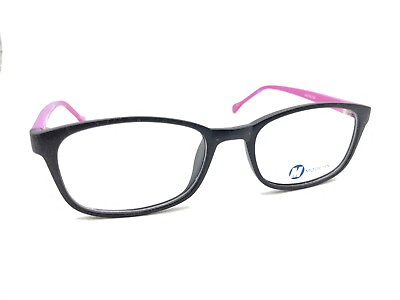 #ad Modern NEW Yippee Black Hot Pink Matte Eyeglasses Frames 49 18 135 Designer $44.99