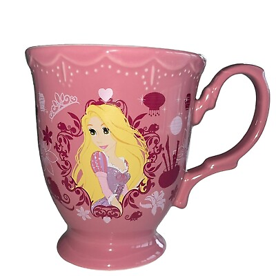 #ad Disney Princess Rapunzel Pink Coffee Mug Store Authentic Store $16.92