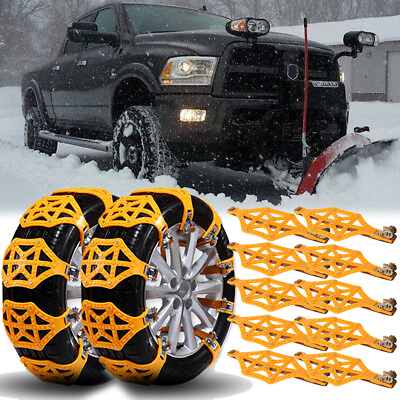 #ad 10x For DODGE RAM 1500 2500 3500 Snow Wheel Tire Chains Emergency Anti Skid Tyre $57.09