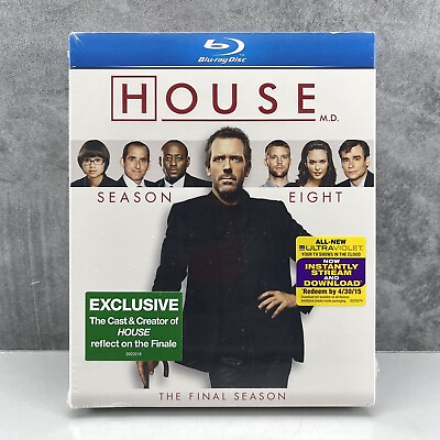 #ad House Season Eight 8 The Final Season 2011 2012 Blu ray 2012 5 Disc Set $18.99