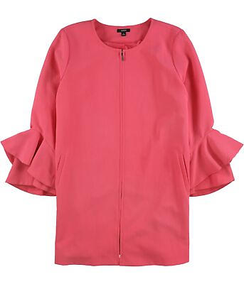 #ad Alfani Womens Flared Sleeve Jacket Pink X Large $58.62