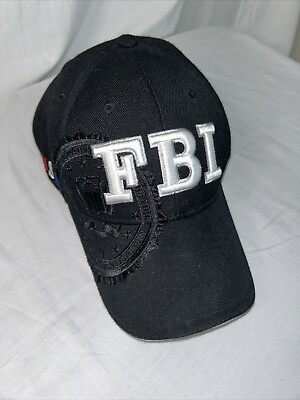 #ad FBI Baseball Hat Cap Washington DC Seal Embroidered Insignia Emblem Hook amp; Loop $14.97