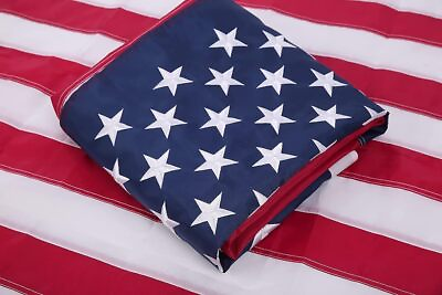 #ad 3x5 FT Outdoor Embroidered American Flag Easy DisplayLuxury Embroidered Star US $6.99