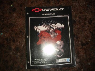 #ad Chevrolet Power Catalog 6th ed 1988 $21.38