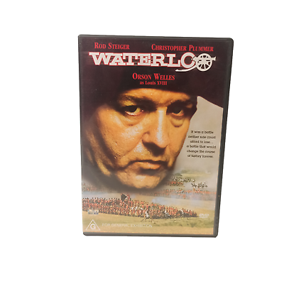 #ad Waterloo DVD Movie War Military History Historical Battle Bonaparte Wellington AU $12.95