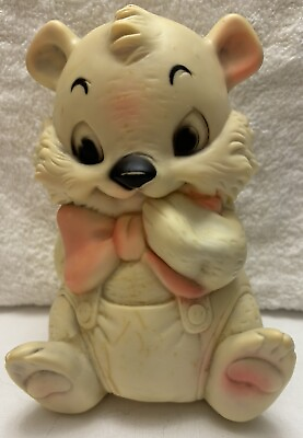 #ad Vintage Bashful Bear Squeaky Toy Ashland Rubber Co? 7quot; Squeaks $17.00