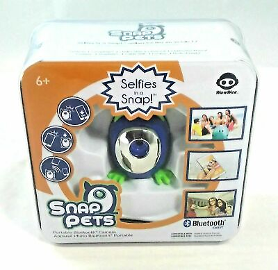 #ad Snap Pets Selfies in a Snap Portable Bluetooth Camera WowWee Blue Cat $14.40