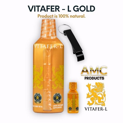 #ad Vitafer L Gold Buy ONE amp; GET a Vitachito 20ml with Bonus AMC Keychain Bottle $33.99