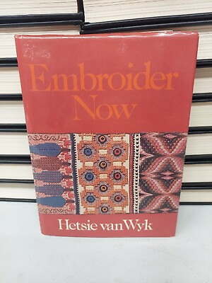 #ad Embroider Now Hetsie Van Wyk Perskor 1987 HC 4 LARGE PATTERN INSERTS $47.99