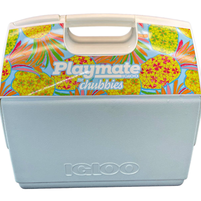 RARE Playmate Igloo for Chubbies 16Qt 30 Can Elite Cooler Tropical Pineapple $69.99