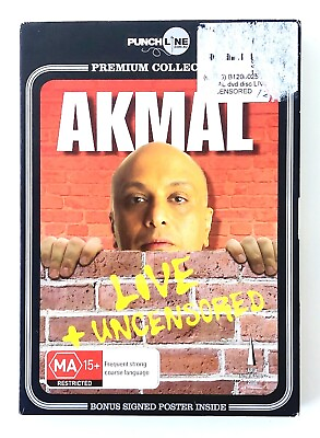 #ad AKMAL LIVE amp; UNCENSORED Premium Collection DVD R0 2009 VG AU $4.99