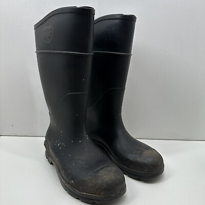 #ad Servus by Honeywell Waterproof Rubber Slip Resistant Work Boots Soft Steel Toe 7 $24.50