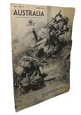 #ad AUSTRALIA VOL. 4 NO. 11 AUGUST 1945 1st Edition 1st Printing $51.69