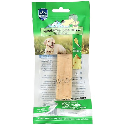 #ad Himalayan Dog Chew Hard For Dogs 35 lbs amp; Under Chicken 2.3 oz 65.2 g $10.99