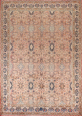 #ad Vintage Handmade Wool Signed Kirman Traditional Rug 10x13 Living Room Carpet $3065.00