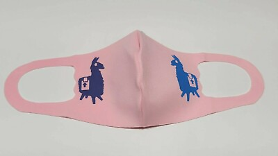 #ad Llama FTNT Character Loot Toddler Kids Girls Face Washable Reusable Fabric Mask $5.25