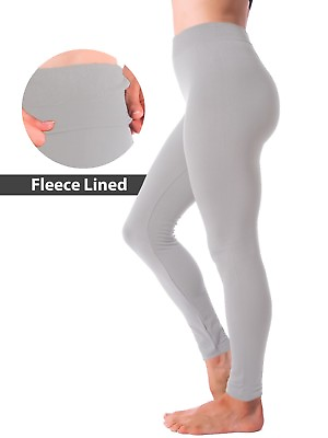 #ad Women#x27;s Winter Warm Fleece Lined Legging Thick Full Length Slim Thermal Pants $10.95