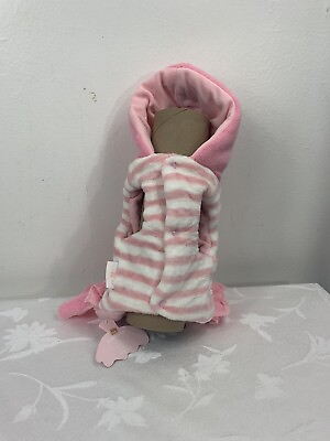 #ad NWT Dog Jacket Hooded Pink SZ Medium Snap Closure $10.00