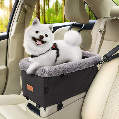 #ad #ad Dog Car Seat for Small Dog Center Console Dog Booster Seat with Metal Frame NEW $65.54
