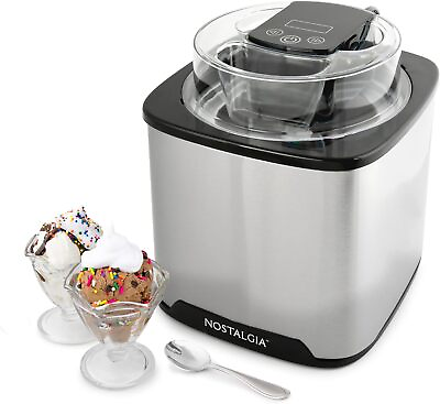 #ad Digital Ice Cream Homemade ice cream no salt or ice required stainless steel $49.49
