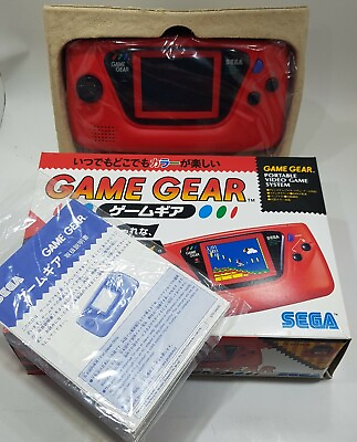 #ad NEW SEGA Game Gear Console Rare HGG 3215 RED NIB $499.00