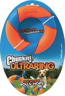 #ad Chuckit Dog Toy Ultra Ring Chase Fetch Fast Action Rolls Hops Track Retrieve Fun $14.07